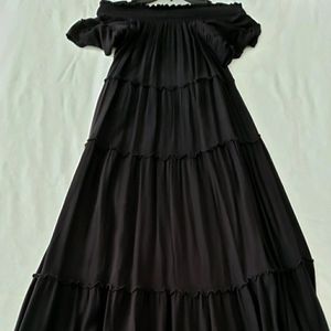 Forever21 tiered, off-the-shoulder, Maxi Dress